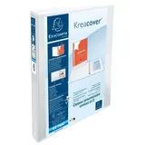 Exacompta 10x Ringbuch 2 Ringe Weiß