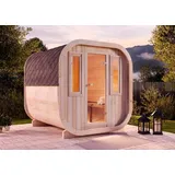 FinnTherm ScandiCube Comfort inkl. 9 kW Ofen + int. Steuerung