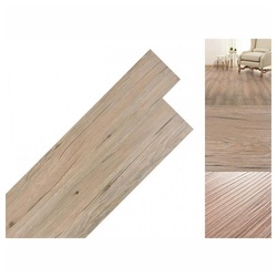 vidaXL Laminat PVC Laminat Dielen Selbstklebend 5,02 m2 2 mm Eichenbraun Vinylboden B braun