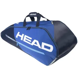 Head Tennis-Racketbag Tour Team (Schlägertasche, 2 Hauptfächer) blau/navyblau 6R