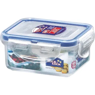Lock & Lock Frischhaltedose blau rechteckig 10,8 x 8,8 x 4,8 cm 0,18 l