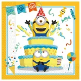 Procos Folat 92136P Servietten Minions 33x33cm-20 Stück Multicolor