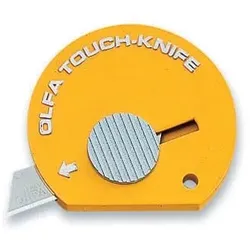 Olfa TK-4Y runder Taschencutter - Mehrzweckmesser - Gelb - Langlebig