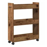 vidaXL Rollschrank Holzwerkstoff 60 x 22 x 79 cm braun