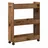 vidaXL Rollschrank Holzwerkstoff 60 x 22 x 79 cm braun