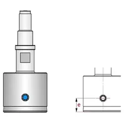 844 DR-FD Messdorn >80-100 mm abw. Stirnabstandmaß, M10 x 1