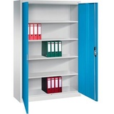 Californian Products CP Stahlschrank C 2000 Acurado 9460-000 S10666 lichtgrau, lichtblau 120,0 x 40,0 x 195,0 cm, aufgebaut