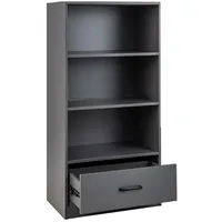 Costway Bücherregal 60 x 38 x 120 cm Grau