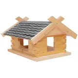 Martinshof Rothenburg Diakoniewerk Vogelhaus Bausatz (Groß) - Grau 23.210" L: 44,00 cm B: 37,00 cm H: 27,00 cm Futt