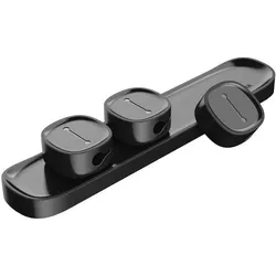 Baseus Peas Magnetischer Kabelorganizer Cable Clip, schwarz