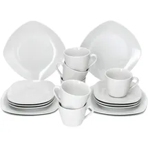 Mambocat Lotta Kaffeeservice 18-tlg. weiß