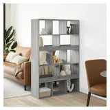 vidaXL Raumteiler Grau Sonoma 100x33x156,5 cm Holzwerkstoff
