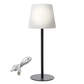 MARELIDA LED Garten Tischlampe Schwarz