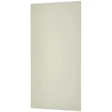 Duschparadies Duschrückwand 100x210cm Duschrückwände Wandverkleidung Premium Aluverbundplatte 3mm Fliesenersatz Elfenbeinweiß