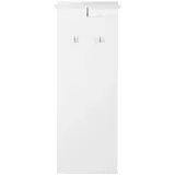 MID.YOU Garderobenpaneel Jakob 48 x 140 x 28 cm Weiß