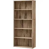 VASAGLE Bücherregal 5 Ebenen Kamelbraun
