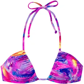 VENICE BEACH Bikini-Top Damen Lila/Mehrfarbig 38 Cup A/B