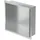 luxebath Duschnische Silber aus Edelstahl 30x30x10 cm Badezimmer, Baden & Duschen, Duschablagen