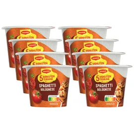MAGGI 5 Minuten Terrine Spaghetti Bolognese 8 x 60 g