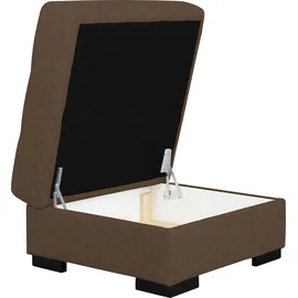 Home Affaire Hocker Tulio mit Stauraum 80 x 45 x 80 cm Braun