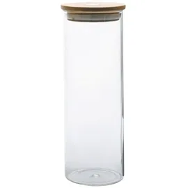 Zeller Vorratsglas mit Bambusdeckel 1400 ml
