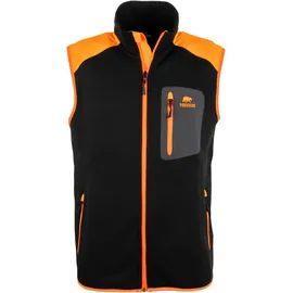 Forsberg Lönna Strickfleeceweste Forst gelb/rot M