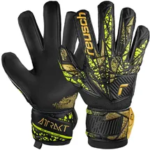 Reusch Attrakt Infinity Finger Support Torwarthandschuhe Herren und Frauen Fußballhandschuhe für Erwachsene mit Fingerprotektion perfekt für Kunstrasen