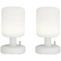 Meine wunschleuchte 2er SET Outdoor USB Tischlampen 23cm ohne