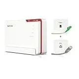 FRITZ!Box 5690 Pro (Wi-Fi 7 Premium DSL- und Glasfaser-Router mit Triband (2,4 GHz, 5 GHz, 6 GHz) bis zu 18,5 GBit/s, für Glasfaser & DSL-Anschlüsse, WLAN Mesh, DECT-Basis, deutschsprachige Version)