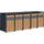 Westmann Mülltonnenbox Varius 330 x 116 cm grau