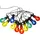 GLOBO LED-Lichterkette spritzwassergeschützt 5 m mehrfarbig