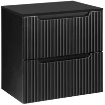 Lomadox - Waschtischunterschrank 60cm, In schwarz Newport-56-black