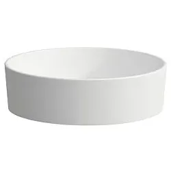 LAUFEN Waschtisch-Schale Kartell 8123317571121 42x42x13,5cm, weiß matt, o. Überl., Saphirkeramik