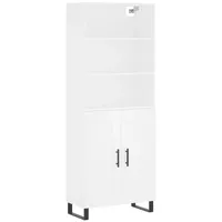 VidaXL Highboard Weiß 69,5x34x180 cm Holzwerkstoff