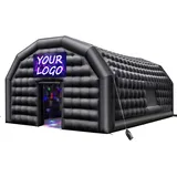 Vevor Aufblasbares Partyzelt 8 x 6 x 4 m Schwarz
