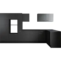 Respekta Winkelküche L-Form 370 cm grau