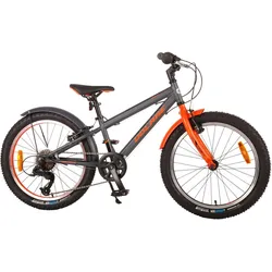 Kinderfahrrad Volare Rocky - 20 Zoll - Grau Orange - 6 Gänge 20