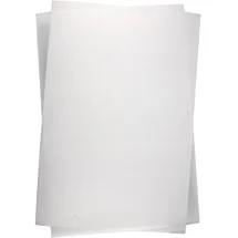 Creativ Company Creativ Schrumpffolien, Blech 20 x 30 cm, Weiß matt, 10 Blatt