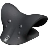 Gorilla Sports GORILLA SPORTS® Nackenstrecker - mit Triggerpunkten, Tasche, Schaumstoff, Schwarz - Nackenwolke, Nackenretter, Nackendehner, Körperhaltung Korrektur, Nacken Entspannung