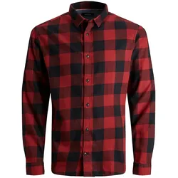 Jack & Jones Hemd Langärmliges GINGHAM TWILL SHIRT mit Hemdkragen