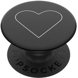 PopSockets PopGrip Heart Black