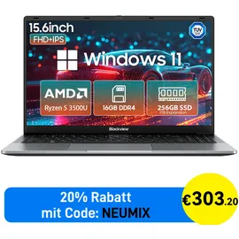 Blackview AceBook 6 15,6'' AMD Ryzen 5 3500U 16 GB RAM 256 GB SSD Win11 Home
