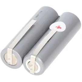 AccuCell Rasiererakku NiMH 2,4V 2200mAh ersetzt z.B. den originalen Akkutyp 138 10609