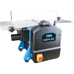 Abricht- und Dickenhobelmaschine GÜDE "GADH 200", schwarz (schwarz, blau), B:44,5cm H:46cm L:78cm, Hobelmaschinen