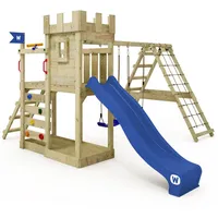 Wickey Spielturm GateFlyer mit Kletteranbau, blau