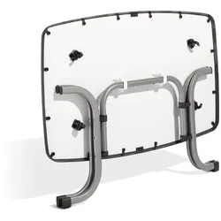 Sieger Boulevard-Klapptisch eckig/oval mit mecalit-pro Dekorplatte