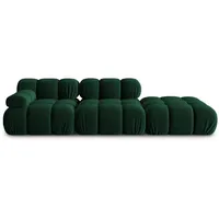 Micadoni Sofa Bellis, modular 4-Sitzer grün