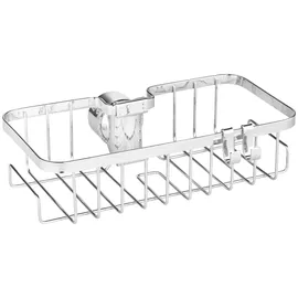 Wenko Duschablage Floresta eckig Metall Silber 6 cm