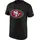 Fanatics San Francisco 49ers Primary Logo Graphic schwarz M