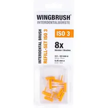 Energy Oatsnack Wingbrush Interdentalbürste Refill-Set ISO 3 med./large 8 St.